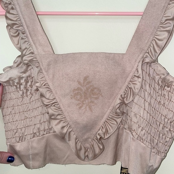 Vintage Jerell of Texas Deadstock Cream Tank Top Size Medium - Picture 2 of 8